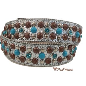 Cinto Ref. 445-3 Glitter Prata